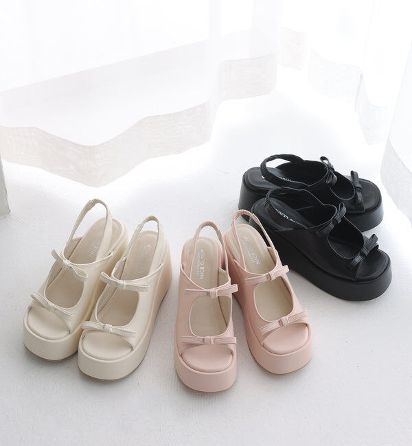  「マイナス３キロ見えリボンサンダル」|その他|