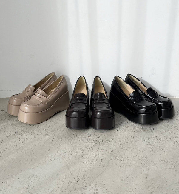  「[SSサイズ追加]マイナス３キロ見えローファー」|その他|