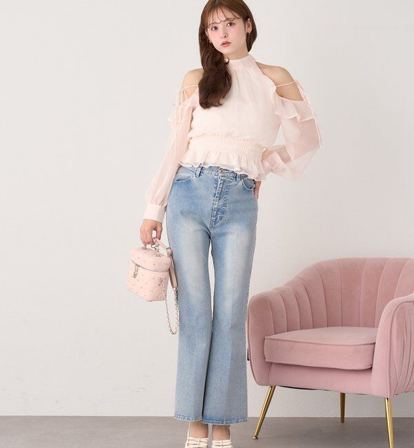  「バックリボンアメスリブラウス」|シャツ・ブラウス|