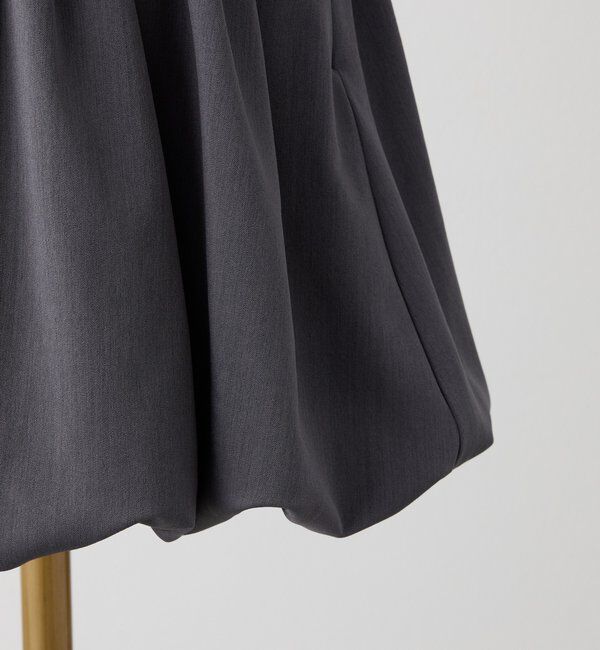  「ベルト付きプリーツバルーンミニスカート」|スカート|