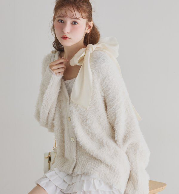  「あざとモテフェザーカーデ」|ニット・セーター|