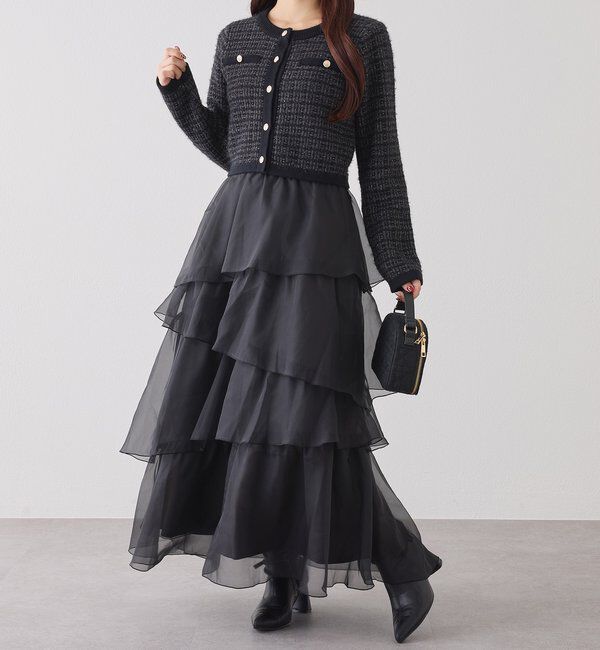  「ティアードロングスカート」|スカート|