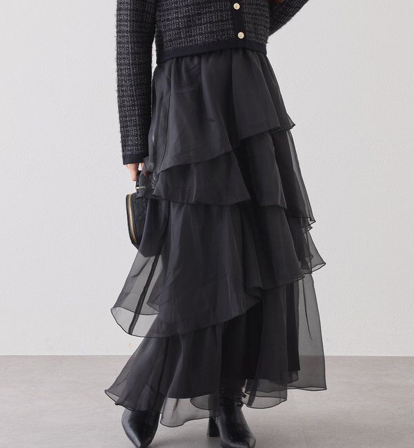  「ティアードロングスカート」|スカート|
