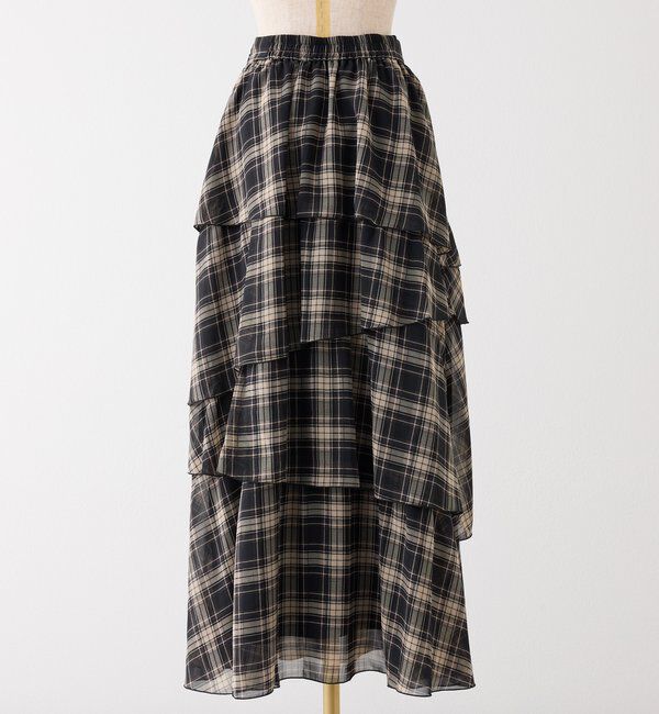  「ティアードロングスカート」|スカート|