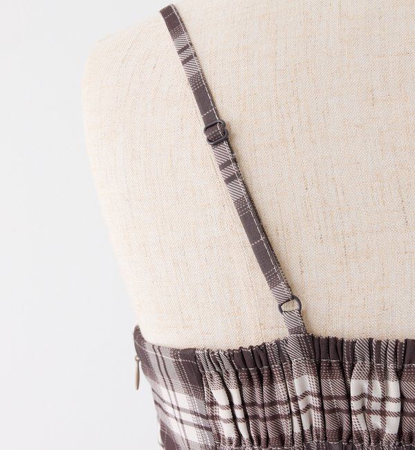  「２枚セットチェックワンピ」|ワンピース|