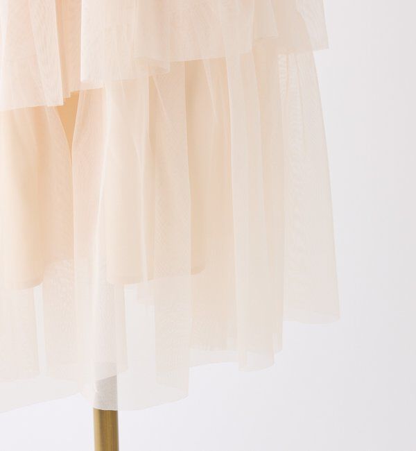  「【WEB限定リバイバル】ティアードチュールワンピース」|ワンピース|