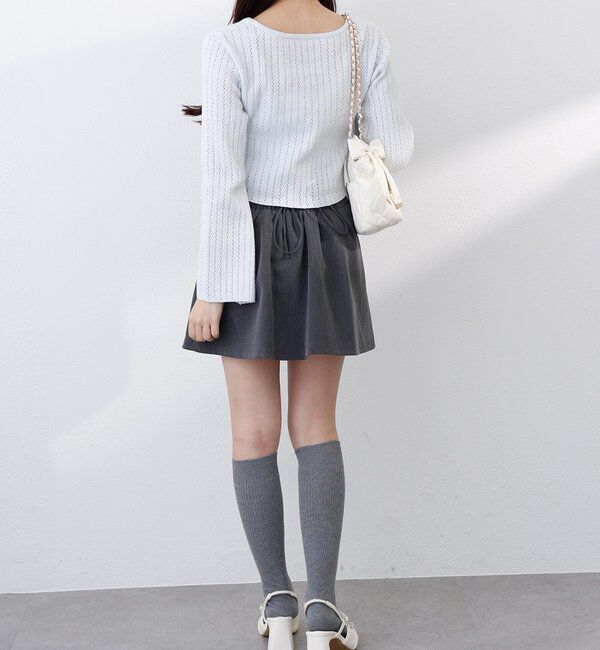  「【SMサイズ展開あり】ツイードプリーツミニスカート」|スカート|