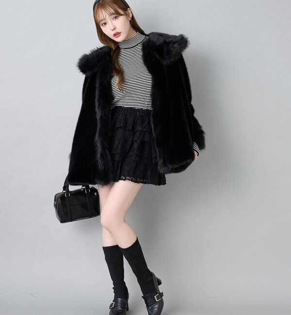  「	アイレットプチハイネックニット」|ニット・セーター|