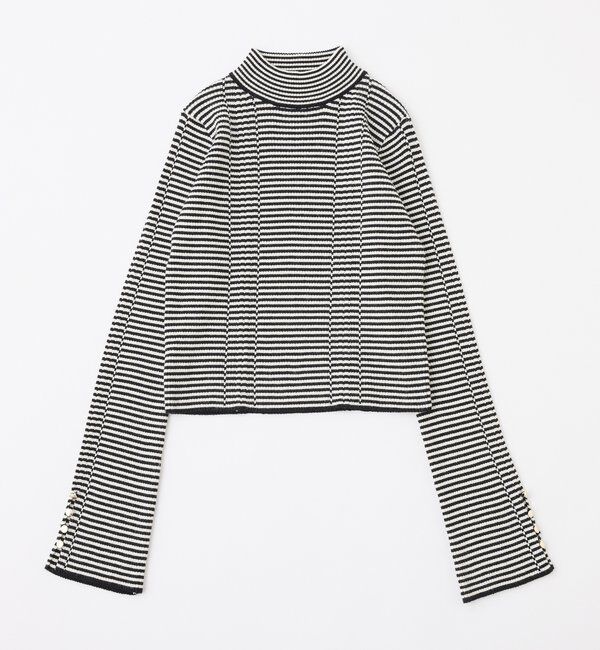  「	アイレットプチハイネックニット」|ニット・セーター|