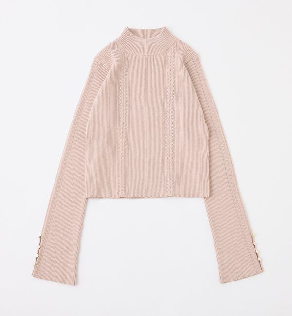  「	アイレットプチハイネックニット」|ニット・セーター|