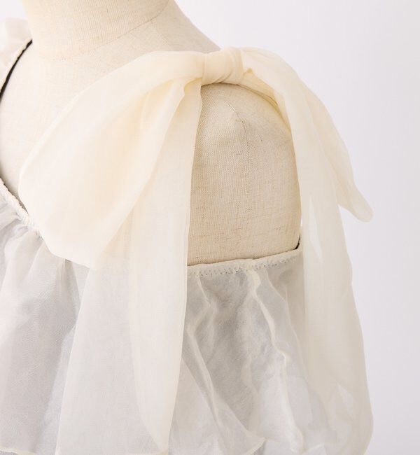  「swimwear/肩リボンワンショル+フレアミニスカート(3点セット)」|その他|