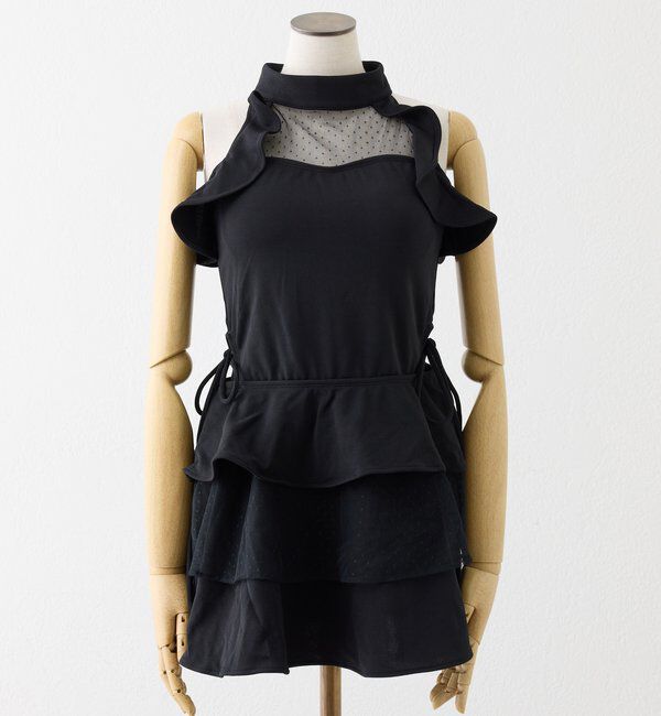  「swimwear/アメスリフリルミニワンピース(2点セット)」|その他|