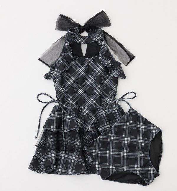  「swimwear/アメスリフリルミニワンピース(2点セット)」|その他|