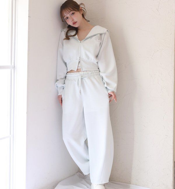  「【セットアップ可能】ウエストレースカットパンツ」|その他|