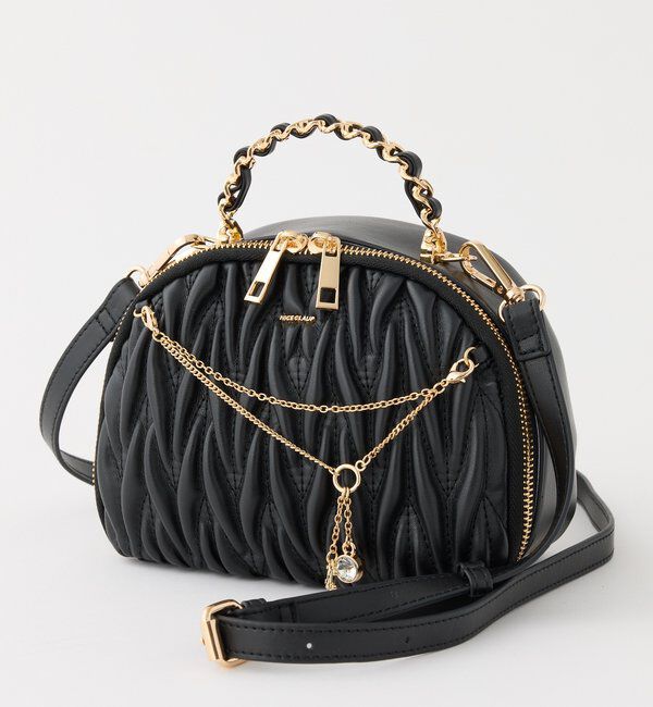  「キルティングハーフムーンミニバッグ」|ショルダー・メッセンジャー|