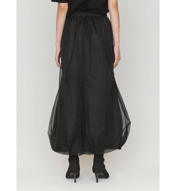 MIDIUMISOLID「MIDIUMISOLID for Ladies シアーロングバルーンスカート」|スカート|