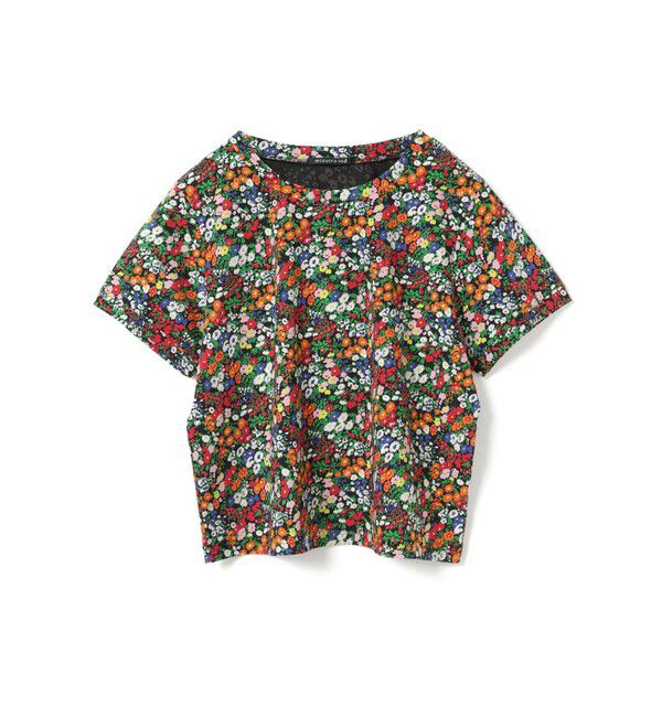 mizuiro ind「mizuiro ind フラワープリントTシャツ」|Tシャツ・カットソー|