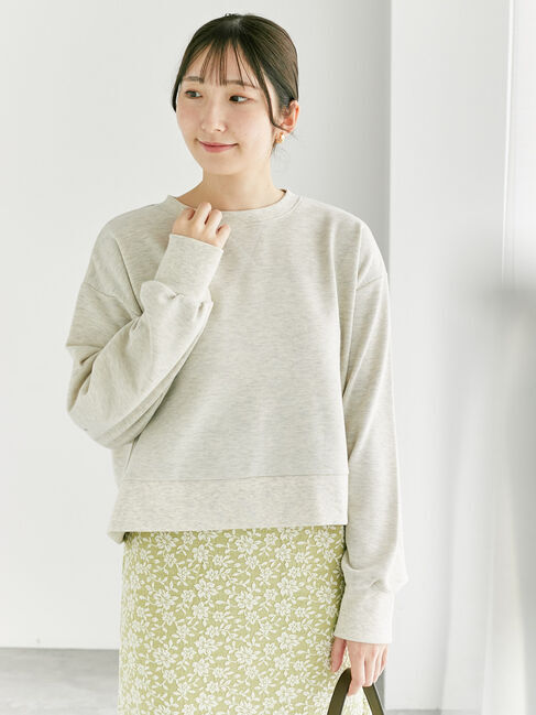 Te chichi TERRASSE「ラメ裏毛トップス」|Tシャツ・カットソー|オフホワイト