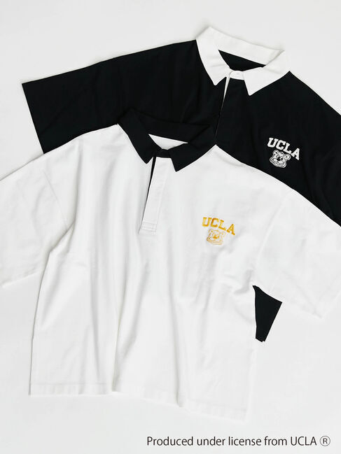 Lugnoncure「【UCLA】刺繍入り半袖ラガーシャツ」|Tシャツ・カットソー|