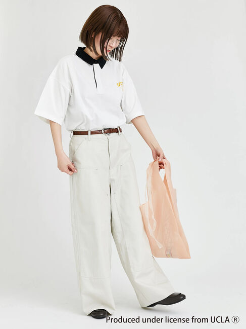 Lugnoncure「【UCLA】刺繍入り半袖ラガーシャツ」|Tシャツ・カットソー|