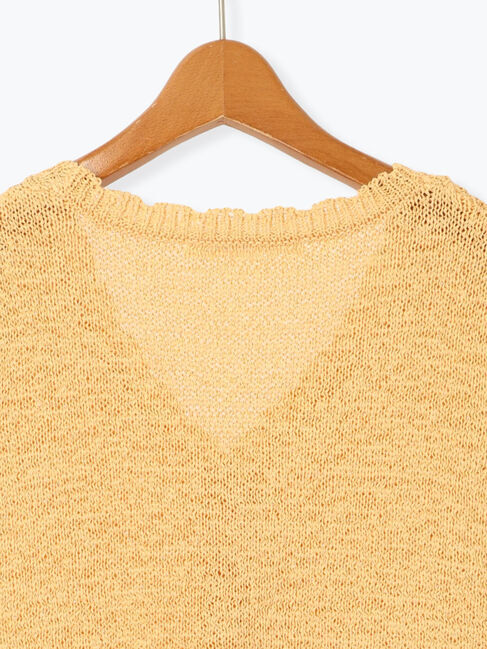 Lugnoncure「テープヤーンニットベスト《2025summer catalog item》」|ニット・セーター|