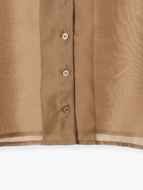 Lugnoncure「セーラーカラーシアーシャツ《2025summer catalog item》」|シャツ・ブラウス|