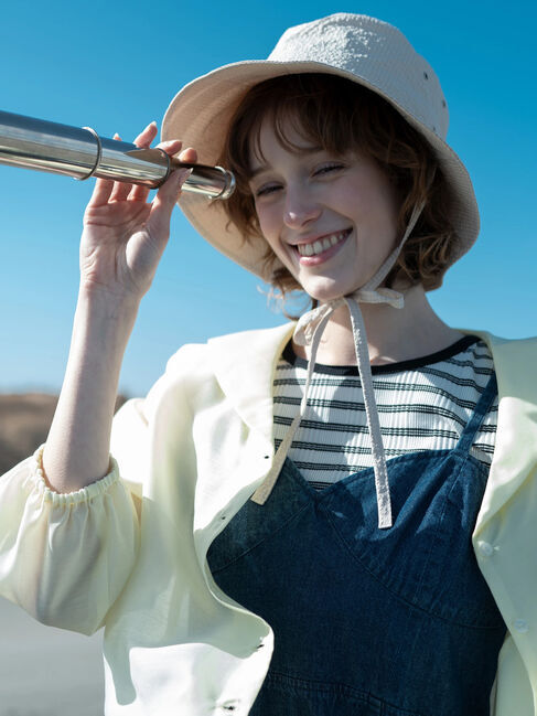 Lugnoncure「セーラーカラーシアーシャツ《2025summer catalog item》」|シャツ・ブラウス|イエロー