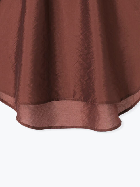 Te chichi TERRASSE「シャーリングネックブラウス」|シャツ・ブラウス|