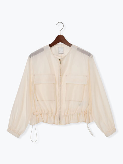 Te chichi「シアーノーカラーブルゾン」|ブルゾン・スタジャン|