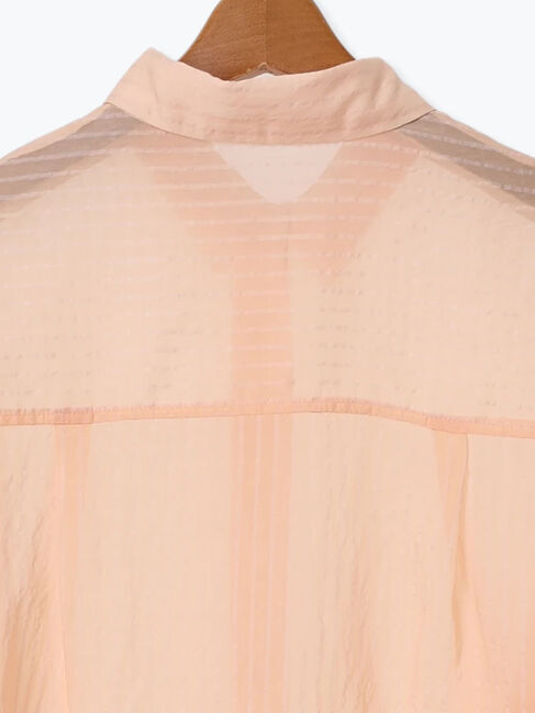 Lugnoncure「袖取り外しシアーシャツ」|シャツ・ブラウス|