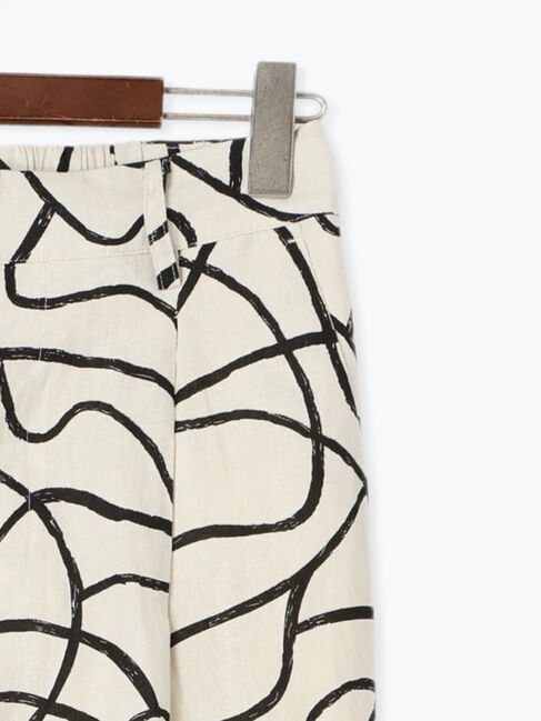 Te chichi「プリントアソートレーヨンリネンパンツ《2025summer catalog item》」|その他|