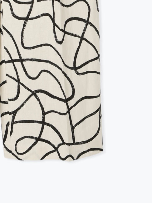 Te chichi「プリントアソートレーヨンリネンパンツ《2025summer catalog item》」|その他|