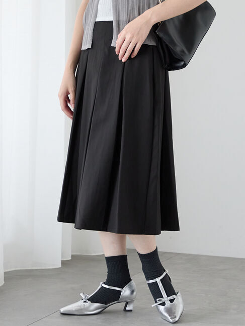 Te chichi TERRASSE「ボックスプリーツミディスカート」|スカート|