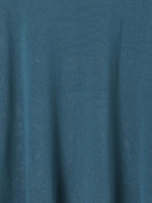 Lugnoncure「麻タッチVネックポンチョ風ニット」|ニット・セーター|