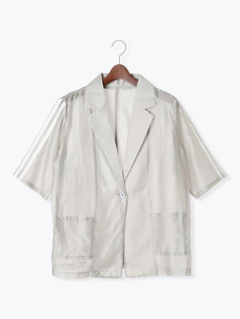 Te chichi TERRASSE「ライン入りシアージャケット」|その他|