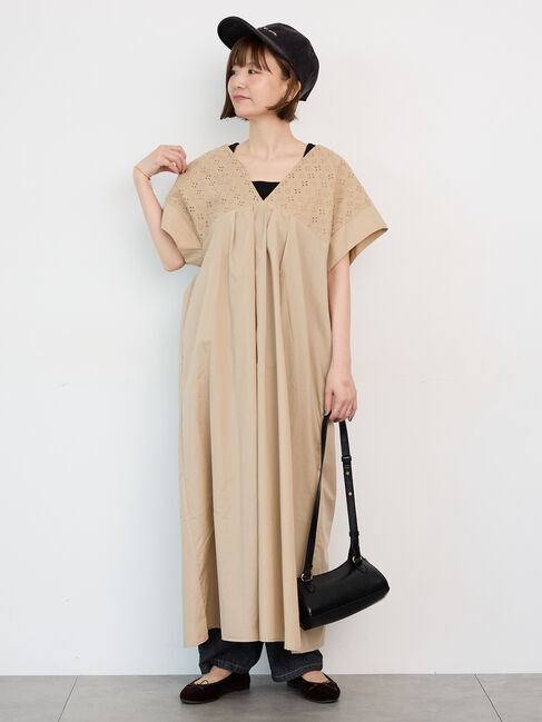 Lugnoncure「アイレットレースワンピース」|ワンピース|