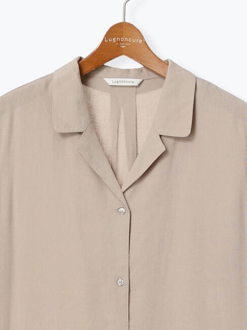 Lugnoncure「麻レーヨンシャツワンピース」|ワンピース|