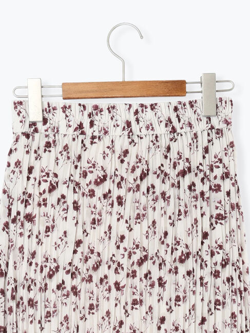 Lugnoncure「花柄クリンクルギャザースカート《2025autumn catalog item》」|スカート|
