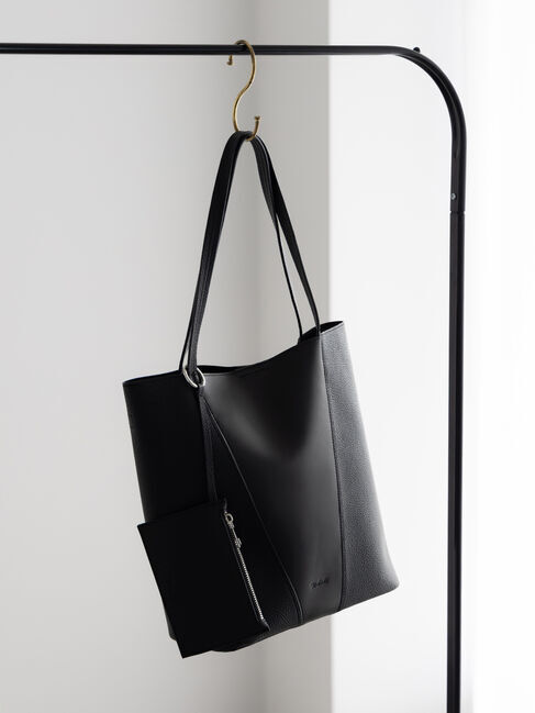 Te chichi「切替BIGTOTEバッグ(ポーチ付)」|その他|ブラック