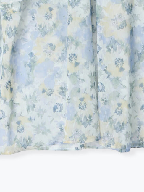 Te chichi「フラワーパターンシアーフリルブラウス」|シャツ・ブラウス|