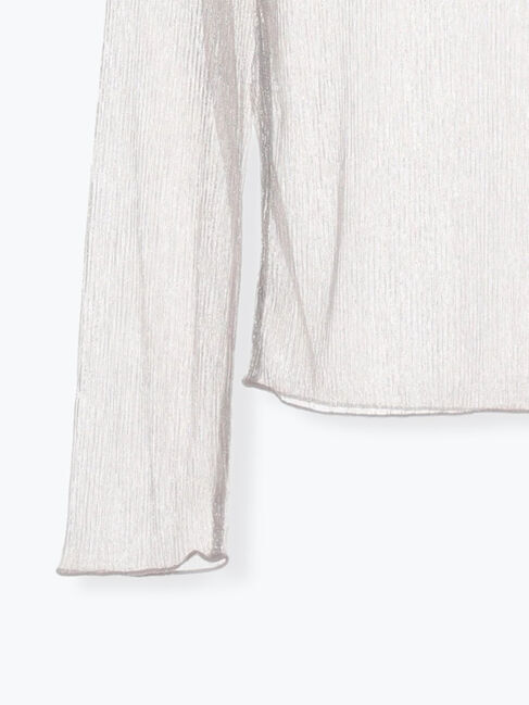 Te chichi「ラメプリーツシアータートルインナー」|Tシャツ・カットソー|