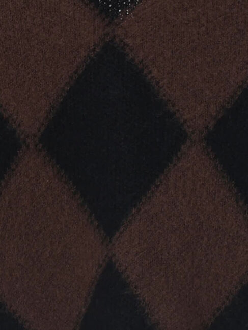 Te chichi「アーガイルジャガードVネックカーディガン」|カーディガン|