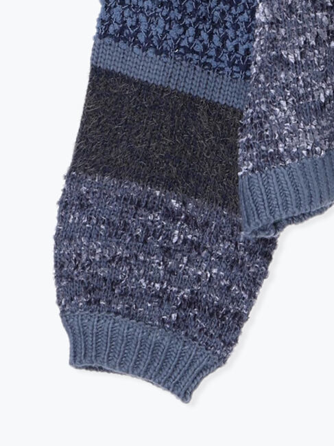 Lugnoncure「マルチデザインボーダーニット」|ニット・セーター|