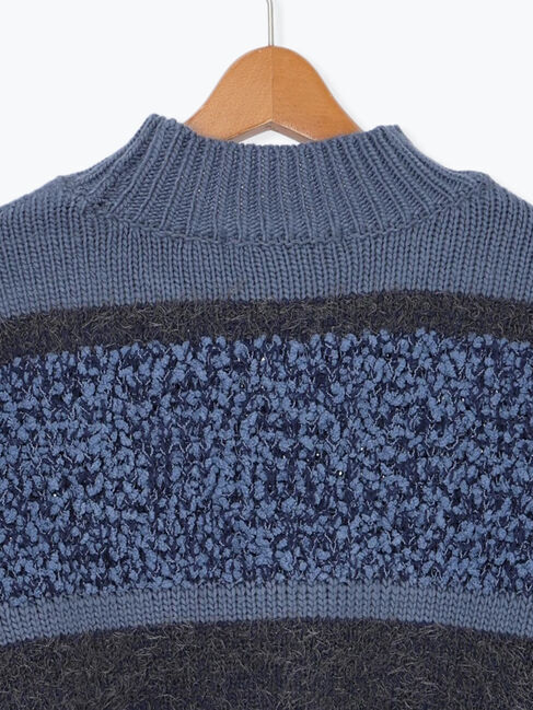 Lugnoncure「マルチデザインボーダーニット」|ニット・セーター|