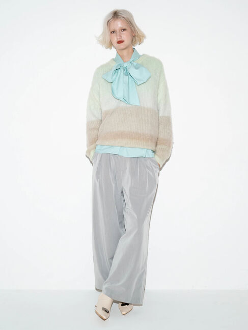 Te chichi「タックワイドフルレングスパンツ《2025winter catalog item》」|その他|グレー