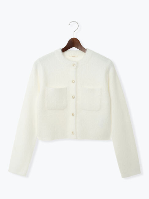 Te chichi「ショートシャギーポケットカーディガン」|カーディガン|