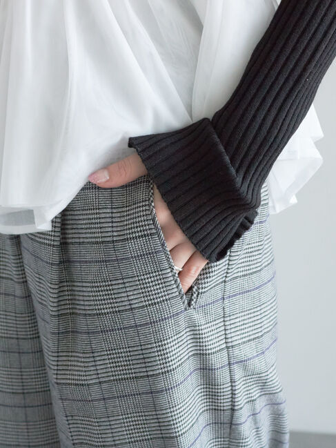 Te chichi「【宮本茉由着用】グレンチェックスラックス」|その他|