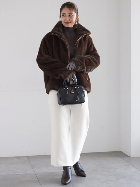 Te chichi「【宮本茉由着用】グラデーションファースタンドジャケット」|その他|