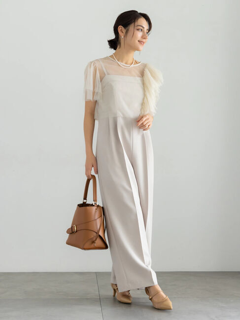 Te chichi「【セレモニーアイテム】2タックベアオールインワン（セットアップ可）」|オールインワン|