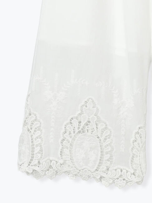 Te chichi「【Atelier ChouChou】スカラップヘムコットンイージーパンツ」|その他|